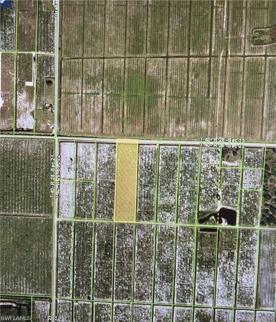 Property Zoned AG 10 acres with one single family home allowed to be built per 10 acres. The orchid is located not too far from Babcock Ranch; a great up and coming area. Take State Road 31 to right on Neal Rd. Follow to Graham Rd. turn right property on the left. Motivated Seller. Do not miss out on this rare opportunity to buy a ten acre citrus grove in Punta Gorda, Florida. This 10 acre parcel is zoned AG and is currently used as a orange grove, the possibilities are endless with electricity close by you could build to suit your needs. irrigation as well, Old well and electric power pole on property, but not in current use so as-is.