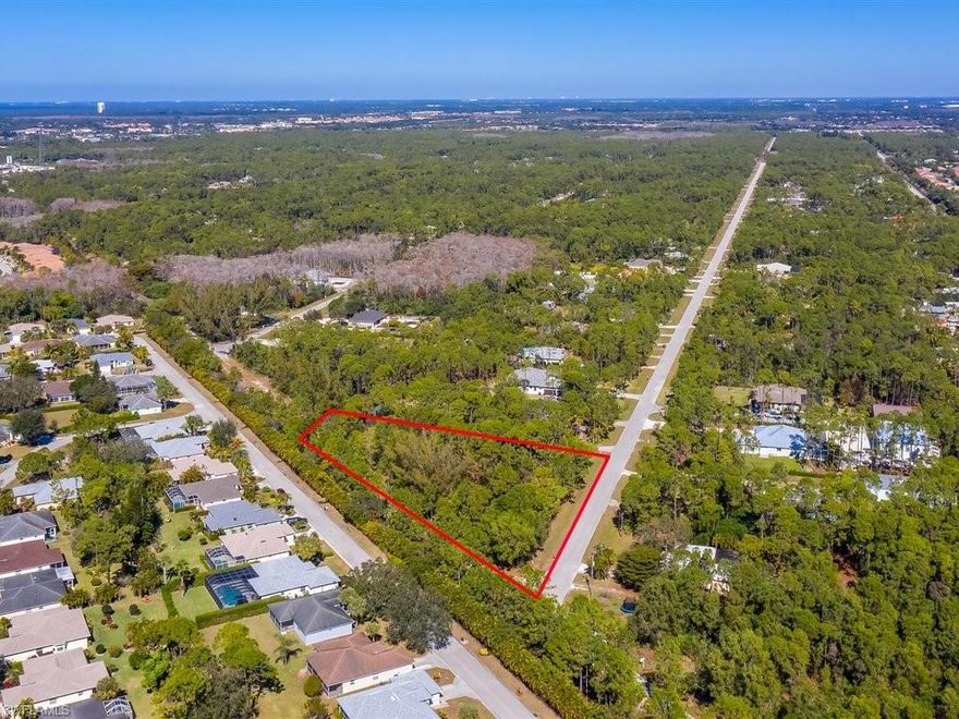 WOW!!!! A 100%UPLAND LOT!  An Oversized 2.08 Acres! Located on one of the prime streets in San Carlos Estates!
Do a drive by today! Homes selling in the neighborhood for 400's to over a million!  Present your offer today! Wetland Determination study and Survey attached to the listing for your convenience.