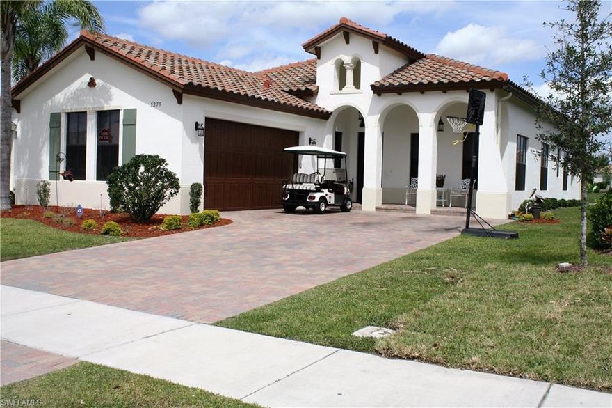 Just reduced! This Bristol model home in the Maple Ridge community of Ave Maria, FL has everything you need for your family to live in luxury at an affordable price! The home is on a lake-view lot with three bedrooms + den (can be used as a 4th bedroom), three full baths, volume ceilings, tile on the diagonal, wood tile in rooms, beautiful light fixtures, recessed lighting, top of the line cabinets, stainless steel appliances, crown molding, stereo surround sound system, ADT security alarm, low HOA and much more. Ave Maria offers restaurants, beauty salon, super market, gas station, car wash station, parks, tennis, sport fields, dog park, running/biking trails. Easy to show...call to make an appointment.