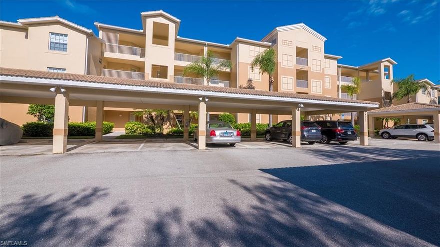 Enjoy the PEACEFUL, quiet view of the water & golf course from your CONVENIENT first floor condominium HOME. This SOCIAL Bradford is a Great VALUE with NO golf dues, No CDD & NO city taxes. Enjoy lower HOA condo fees while feeling safe & secure in this clean, hurricane,WIND-RATED building. Legends AMENITIES included are: Poolside SUNSET bar & grill; RESORT style POOL with WATERFALL, formal dining room, Legends traditional PUB, Har-Tru Tennis, PICKLEBALL, BocceBall, Fitness Center, Aerobics room with everything from Sit to be Fit to Zumba. Card games, Clubs,Choraliers, DANCE groups, Library w/Book Clubs. Biking & WALKING paths are just some of the many activities right IN Legends. SHOPPING, dining, Entertainment, Twins & Sox Stadiums, BEACHES of FTMyers, SANIBEL & CAPTIVA lslands are minutes away. Come home to a soft color palette on the walls; topped off with beautiful CROWN molding, new THICK carpet in both Bedrooms, STAINLESS Whirlpool kitchen & MAYTAG Laundry room. Newer Rheem HVAC system & HW heater, chair rail in dinette, split sinks in MBA.Legends is LUXURY, LOCATION and the best BANG for your BUCK in SW Florida. Come for the WEATHER & stay for the FUN in a TROPICAL PARADISE.