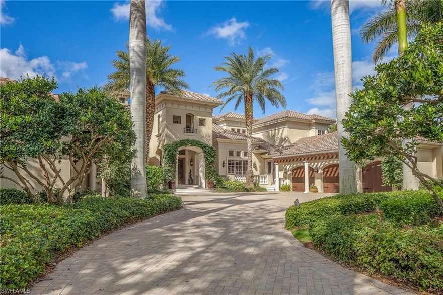 Timeless elegance defines this estate located in the exclusive Estuary at Grey Oaks golf course community. Make your way to the expansive lanai where you will find an amazing architecturally designed pool with raised spa, outdoor kitchen, fireplace and captivating tropical sunset views over the lake and fairway. The home’s luxurious design features include a first-floor master suite appointed with dual baths, customized closets and a charming garden view from the shower. The epicurean kitchen is crafted with custom cabinetry and the climate controlled wine cellar can store 2,000 bottles. Three private guest suites and a media room are on the second floor. Grey Oaks recently completed a major multi-million dollar renovation including indoor/outdoor restaurant and bar, tennis courts, golf training facility and 30,000 square feet lavish health and wellness center.