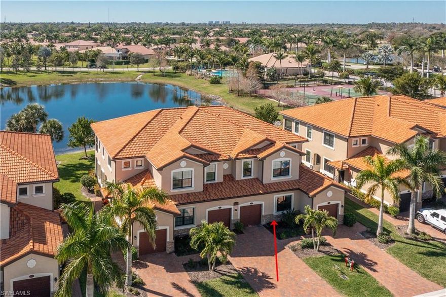 Built in 2019 and exceptionally well cared for, this contemporary condo is ideally located within Paloma, one of SWFL’s most sought-after waterfront communities. The open and inviting layout includes two bedrooms, two bathrooms, a versatile den, a screened lanai, and a private one-car garage. Inside, the home feels light, bright, and pristine, with a seamless flow between living spaces. The kitchen is both stylish and functional, featuring stainless steel appliances, granite countertops, and 42” cabinetry, opening effortlessly to the main living area—perfect for everyday living. Tile flooring enhances the main areas, while plush carpeting adds comfort in the bedrooms.

Added peace of mind comes from newly installed electric roll-down hurricane shutters on the lanai (2023, $11K), along with easy-to-use accordion shutters on the remaining windows. The community pool and amenities are just minutes away, and Paloma’s prime location offers quick access to RSW Airport, Coconut Point, Miromar Outlets, and the beautiful beaches of Bonita Beach. This home offers a thoughtful blend of comfort, style, and an unbeatable Southwest Florida setting.