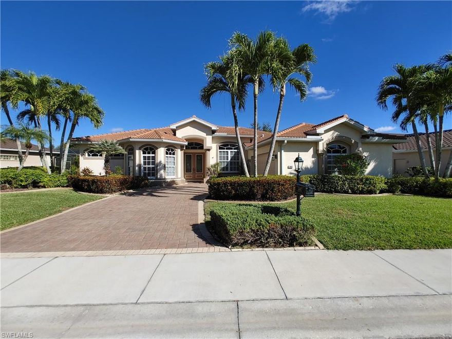 Introducing a delightful and immaculate single-family residence nestled in a serene and intimate neighborhood located in a very popular and one of the best gated Golf communities in North Fort Myers. "The Sanctuary" is one of the most desirable sections, in Herons Glen. The beautiful home features: NEW ROOF in 2023, NEW AC in 2024, IMPACT RESISTENT WINDOWS, wooden flooring in the master suite and so much more ... This gem is conveniently located to restaurants as well as Highway 41, providing easy access to all the amenities and attractions that the area has to offer like shops, beaches, an Southwest Florida International Airport in Fort Myers and Punta Gorda Airport and so much more. Don't let this fantastic opportunity pass you by – schedule a tour today and make this charming home your own slice of paradise in Sunny Florida! **NO FLOOD ZONE**