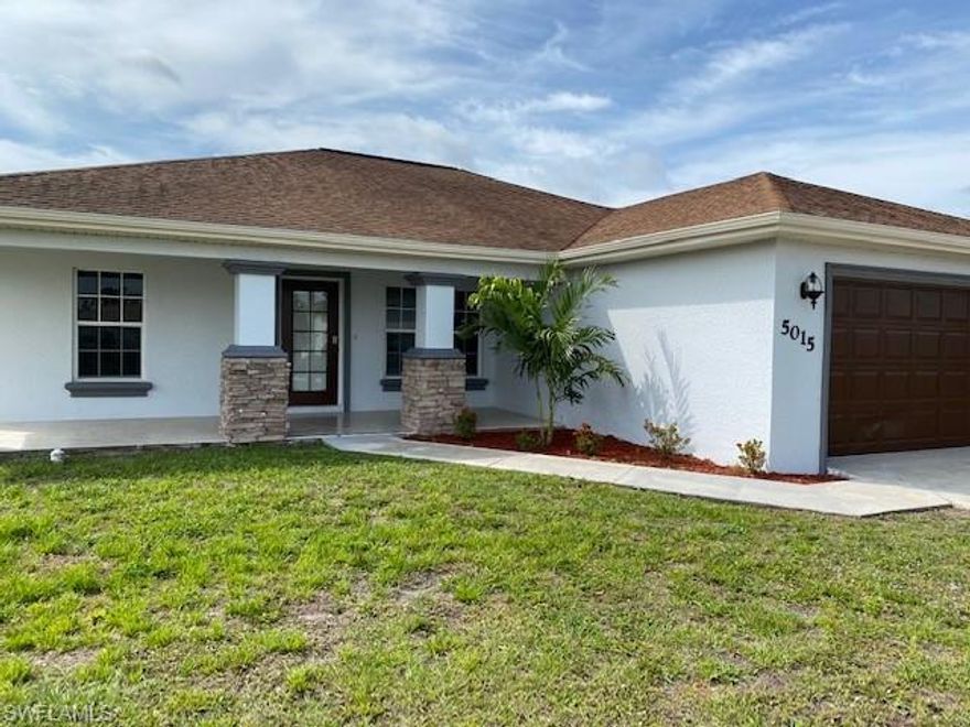 BEAUTIFUL 3/2/2 with expanded front porch, impact glass windows, screened lanai, stainless steel appliances and granite counter tops in the kitchen and bathrooms. Freshly painted inside and out. EXCELLENT LOCATION just off Centennial Blvd with easy access to Fort Myers, I-75 and the airport. SCHEDULE YOUR SHOWING TODAY! SELLER MOTIVATED!!!