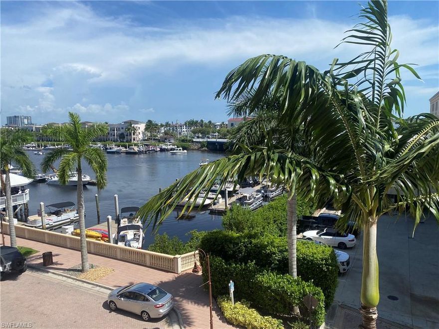 Enjoy Resort Style Living on Naples Bay in this RECENTLY RENOVATED LUXURIOUS CONDO. Upscale Waterfront Community with Gourmet Restaurants, Galleries, Shopping, Nightlife and Sunsets at the Cabana Bar. Walk to Fifth Avenue, Tin City, Gulfshore Playhouse and Naples award winning beaches. Open Floor Plan, High Ceilings, Luxury Vinyl Flooring and 3 Balconies. Elegant kitchen boosts Italian Granite counter tops, Achero Pearl floor tiles, Bosch silence plus dishwasher, double under mount sink with Moen faucet, oversized pantry and kitchen water filtration system. Newer Bosch washer and dryer. Stebel Elton tankless water heater. Amenities include clubhouse, community Gulf boat access, two pools, spa/hot tub, pickleball, tennis, fitness center and much more!! Bayfront Marina offers water taxi/shuttle, boat docks, plus rentals for boat, kayak, paddle board and bikes. This spacious two bedroom condo is a must see!!