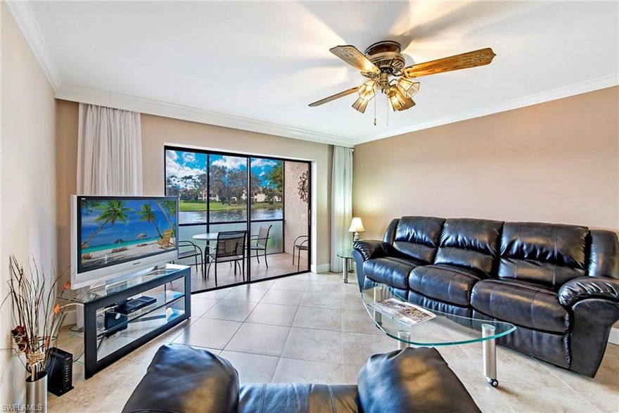 GOLFERS DREAM! Don't miss this extremely well maintained, first floor unit, in the highly desirable golf community of Fox Fire. 27 holes of Arthur Hills Designed Championship Golf Course with a Pro-Shop, driving range, 2 putting greens, practice sand traps...Along with a fitness center, Clubhouse with restaurant, the amenities go on and on. With impeccable landscaping throughout this community and its manicured greens, you will feel like you are in one of the finest country clubs in Naples. You cannot beat the beauty and/or quality of this community, golf course and condo for this price anywhere in the country!
