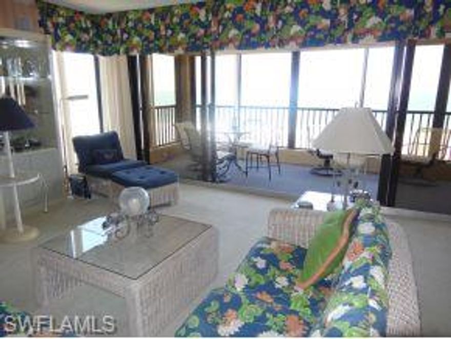 Southwest corner location with fantastic views of entire beach. Additional window on south side increases the light and bright appearance of this ninth floor residence. Enjoy sunsets from your screened lanai every day of the year. Marvelous amenities include two tennis courts, two fitness rooms, large resort style pool and spa with huge sundeck. parking space #15, storage space #35.