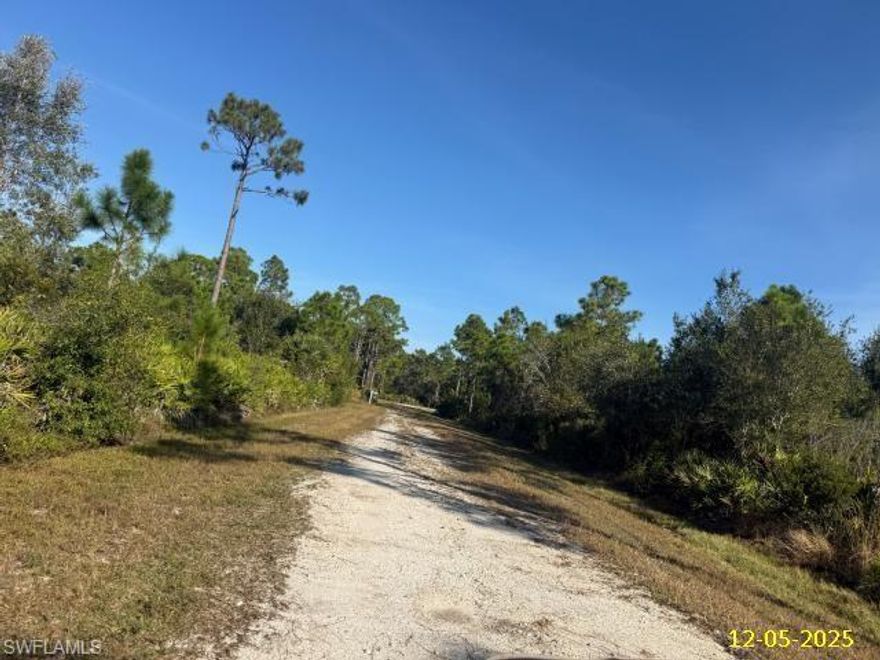 Vacant lot in Tropical Gulf Acres subdivision.