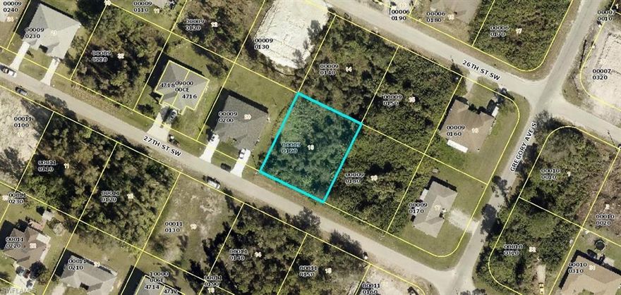 Great duplex lot in Lehigh Estates.