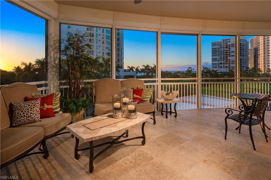 Upon stepping into the entry gallery, you immediately note the sophisticated luxury of the textures, materials and finishes of the very special residence that showcases rich tropical views of greenery leading your eye to the Gulf waters. A sense of timelessness has been created through custom details in every room from lighting choices to architectural details to include a beautiful handcrafted beverage bar as the statement piece to the living space. The master suite is appointed with luxurious conveniences and opens to lovely views and fresh air. The kitchen is complete with induction cooking, Sub-Zero and Wolf appliances and an amazing walk in pantry complete with freezer drawers and wine cooler. Thoughtful storage solutions are found throughout to enhance an effortless lifestyle. Artful. Timeless. Perfection.