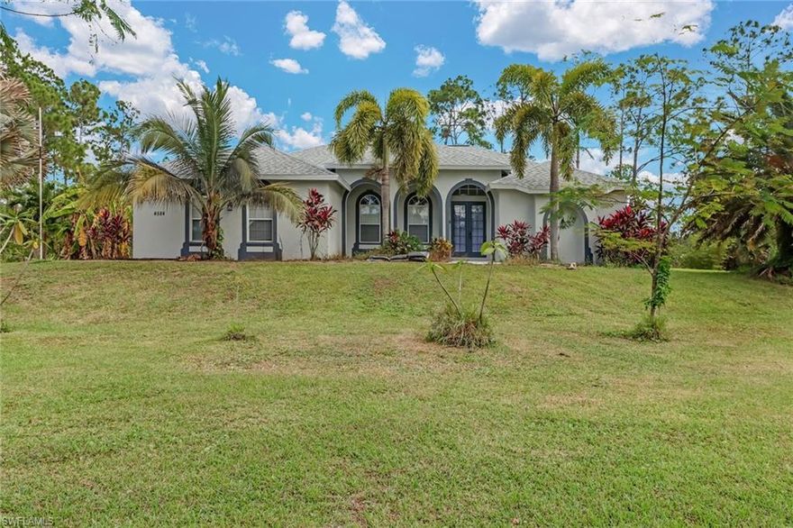 Looking for a spacious home on a spacious lot? Look no further as this pool home sits on almost 3 acres, affording you the ultimate in privacy while being close to every day conveniences. This split bedroom floor plan is ideal for those wanting a lot of indoor and outdoor living space. The home features a new roof, new AC, new water softener and new chlorine generator for the pool. The home is set back deep on the lot with plenty of room for one's boat, additional storage or more outdoor living space such as a fire pit or private garden. The home and the lot are perfect as is and are large enough to still add one's own personal touches. **Seller credit at closing to buyer towards flooring with acceptable offer**