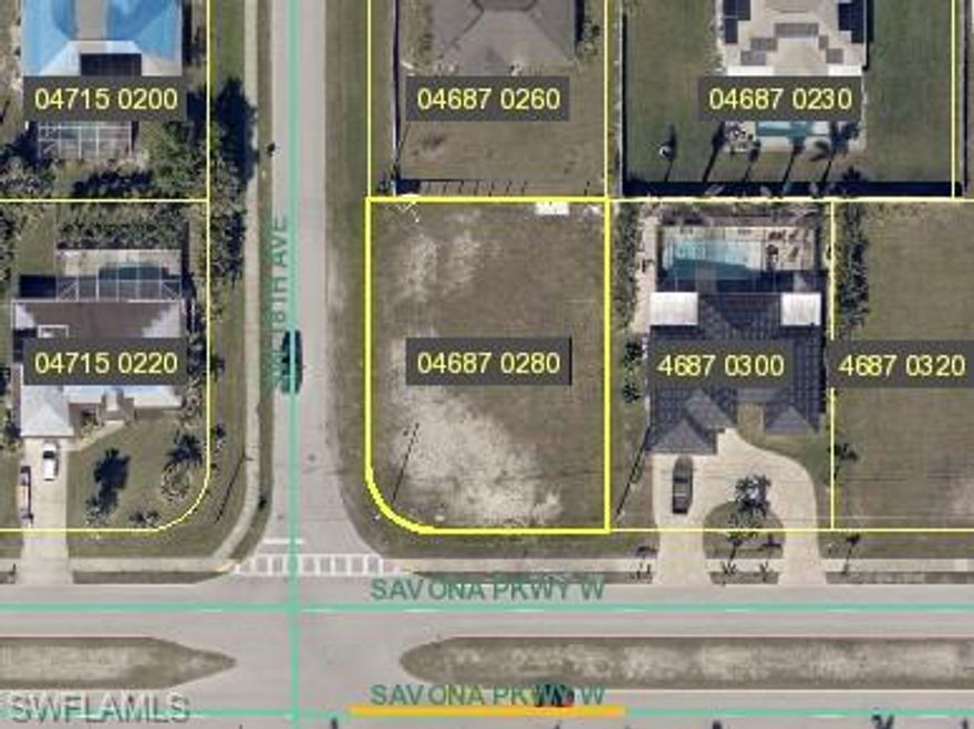 Build your dream home in sunny SW Florida! This beautiful corner lot is in a much sought after area of SW Cape Coral. Utilities are IN and PAID. NO owls or gopher tortoises present at this time! This location offers all the benefits of suburban living with the added bonus of being near all the amenities Cape Coral has to offer. Don't wait!!!