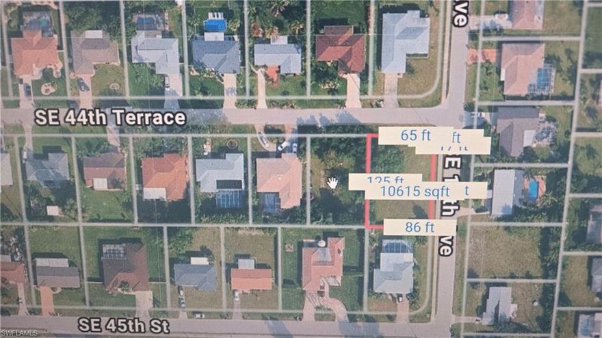 Not Many of these lots left in the Cape to Purchase!! Great SE Cape Location, not far from Cape Elementary School, Downtown Cape Entertainment District, Quick Commute to Delprado Blvd, Cape Coral Bridge, Fort Myers. This Corner Lot is Ideal for your next Florida Dream Home. All Utility Assessments are Paid in Full. Start Living the Florida Dream, Don't put off another Day wishing you were here in SWFL.