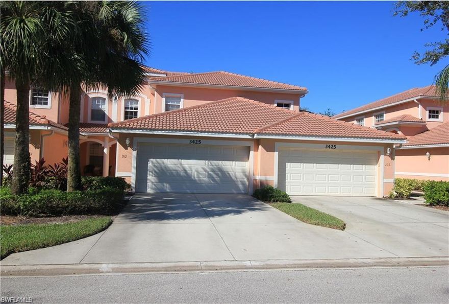 NOT AVAILABLE FOR JANUARY 2027, FEBRUARY 2027, MARCH 2027, AND APRIL 2027.
Welcome to 3425 Grand Cypress Dr #102, an elegant vacation retreat nestled in the heart of Naples, FL. This charming ground-floor condo offers a serene escape surrounded by lush landscaping and the peaceful ambiance of a prestigious golf community. Inside, you'll find a spacious, open-concept living area with abundant natural light, high ceilings, and tasteful furnishings that create a welcoming atmosphere. The kitchen, equipped with modern appliances and ample counter space, flows seamlessly into the dining and living areas, perfect for relaxing or entertaining. The master suite is a private sanctuary, featuring a plush bed, walk-in closet, and an en-suite bathroom with dual vanities and a walk-in shower. A second bedroom offers comfort for additional guests or family members. Step out onto the screened lanai and enjoy your morning coffee while overlooking the scenic, manicured grounds. This home also boasts access to resort-style amenities, including a sparkling community pool, fitness center, and walking paths. Located just minutes from pristine beaches, high-end shopping, and fine dining, this rental provides the perfect blend of tranquility and convenience. Whether you're here to unwind or explore, 3425 Grand Cypress Dr #102 promises an unforgettable stay in paradise.