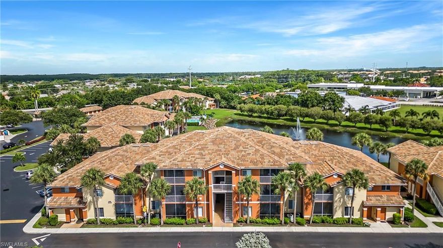 3rd FLOOR CONDO IN GATED, TUSCANY GARDENS. Conveniently located in South Fort Myers with easy access to Bell Tower, I-75, and the beautiful Fort Myers beaches. This two bedroom, two bath condo with over 1300 square feet of living space including a living room with slider to the screened balcony, a dining room adjacent the kitchen and a well-designed kitchen. The master has a large walk-in closet and a private bath with dual sinks and the 2nd bedroom has a slider to the screened balcony. The community offers Gym, BBQ - Picnic, Bike Storage, Clubhouse, Community Pool, Play Area, Tennis Court, Community Room & Community Spa/Hot.  Unit has been well maintained with newer carpet, paint and a brand new dishwasher and microwave oven.  Watch 3d Virtual tour!