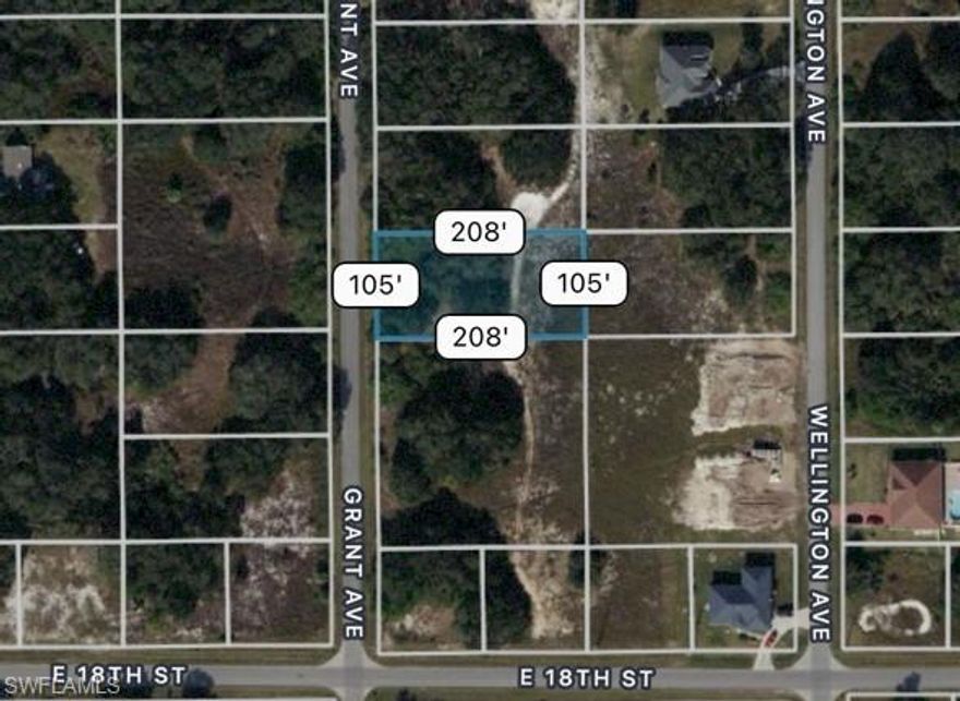 Half acre lot, partially cleared! A lot of new development in the area 105 wide and 208 deep