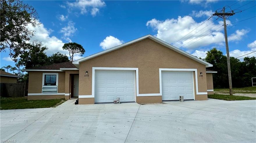NOW COMING SOON — Don't Miss This One, Cape Coral!
Nearly new duplex – only 1 year old and previously occupied by just one tenant.

We only have a few select homes available for May movers and June move-ins. If you've been waiting for the right place at the right price — this is it.

Available: June 1–15
(Currently occupied through May 31).

 HOME FEATURES
• 3 Bedrooms | 2 Bathrooms
• Tile flooring throughout — easy to clean, always looks sharp
• Granite countertops & stainless steel kitchen appliances
• High ceilings for a bright, open, airy feel
• Large private backyard — your own outdoor retreat
• Washer & dryer hookups in the garage (machines not included)
• Lawn care $40/month.

PETS WELCOME
With owner approval + $250 non-refundable pet fee.

APPLICATION DETAILS
• $100 application fee per household
• $39.99 background check
• Approval in as little as 1–2 days
• Application can be held a few days while you complete the process
• Proof of income required for all adult applicants (last 2 months)
• Household income must be 3x the monthly rent.

Last month's rent can be paid in installments over 6 months — we make it easier to get settled.


Tenants occupied and all the appointments must be booked.