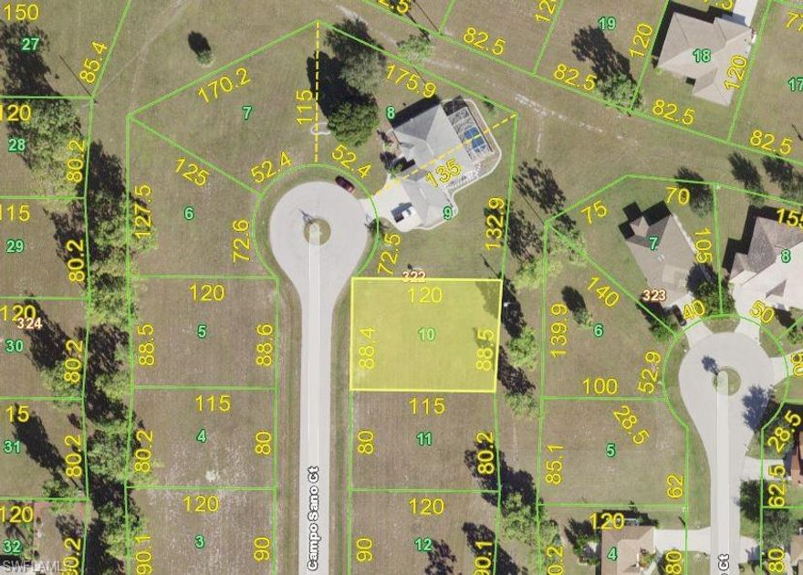 CUL DE SAC AND ON SEWER AND WATER!  Assessments in and Paid!! Don't miss this nice wide lot situated on a cul de sac street in the growing community of Burnt Store Village in Charlotte County. These lots feature city sewer and water availability for your new home! Easy access to I75 and Punta Gorda airport, offering dozens of daily nonstop flights to many midwest and east coast cities. Burnt Store Village has quiet streets suitable for walking and biking and has many new construction homes in the area. Lot availability is limited so don't miss out on your chance to own a piece of paradise in SW Florida!