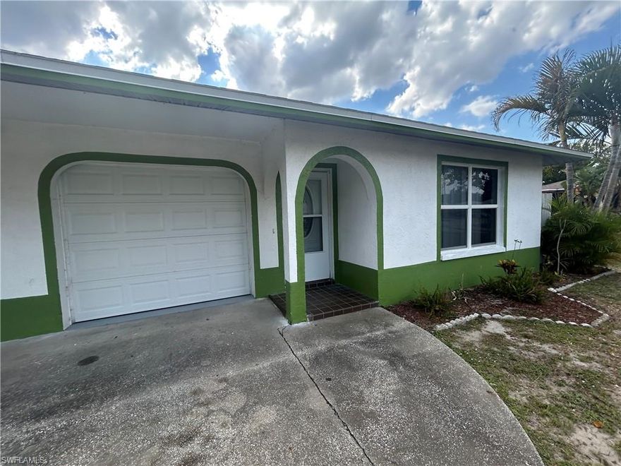 Spacious 3 bedroom duplex in great location! Close to shopping and restaurants. Fenced in yard and screened in lanai! Located off Hancock Bridge Pkwy makes this duplex easy access to Fort Myers and central Cape Coral Small pet considered with non refundable pet fees.