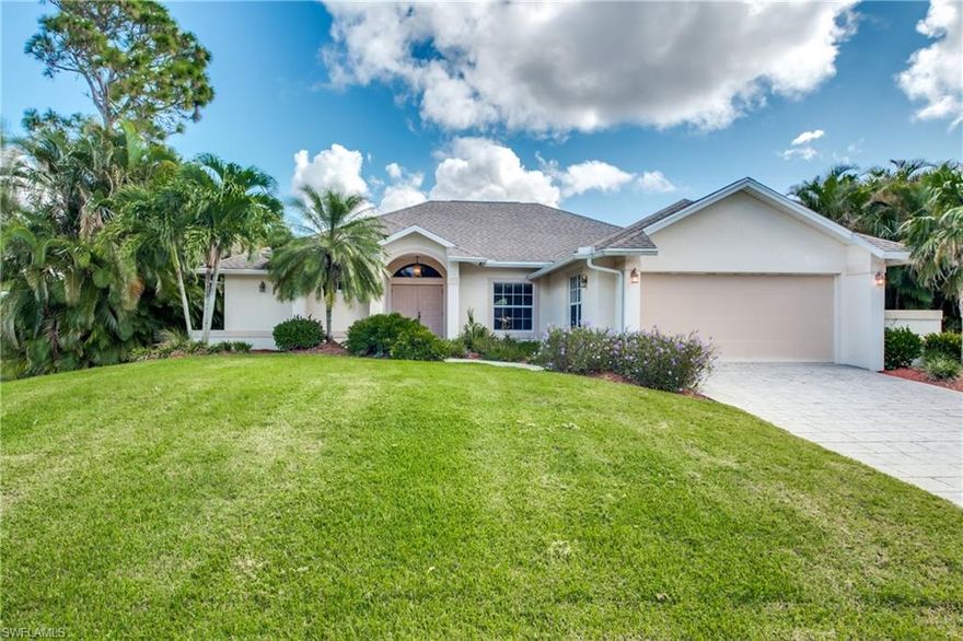 Beautifully maintained 3 bedroom 2 1/2 bath home with water-to-golf views in the desirable Bokeelia community of Alden Pines. Stroll to the clubhouse to begin your daily round of golf. Relax in the screened lanai or enjoy the sunshine and views from the patio. The home is also within easy walking distance of Pineland Marina, Randell Research Center and Tarpon Lodge Inn and Restaurant. Quit dreaming about the island lifestyle and start living it now!