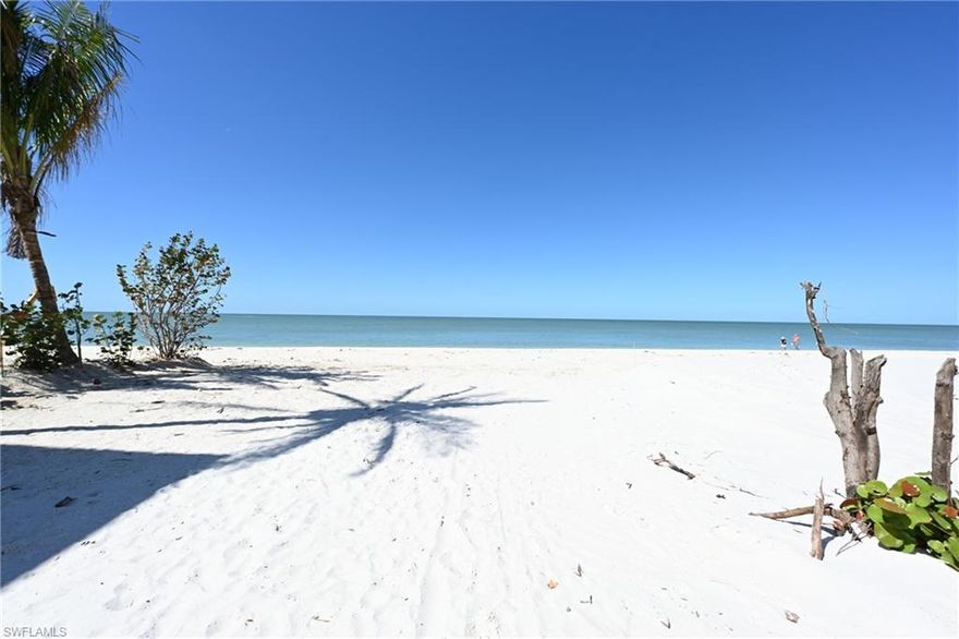 This Bonita Beach Gulf of Mexico beach front lot is the perfect location to build your new beach home or purchase now for the future build. Its location provides one of the largest building envelopes on Bonita Beach, has the large tract of undeveloped land across the street and its location makes for easier on and off the the beach. Sold as-is.