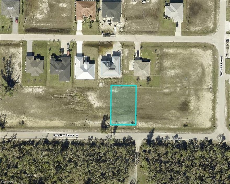 This nice CLEARED OFF, lot is located in the Burnt Store area of Cape Coral -- one of the fastest growing areas in the city! Easy access to Old Burnt Store Rd to quickly get you where you need to go for shopping, commuting and recreation. Brand new homes are being constructed all over this area, including million dollar waterfront homes -- this is a sought-after area! Across the street is a nice wooded area owned by a resident, so no need to worry about having houses built there! This prime location offers you the opportunity to enjoy all the benefits of modern living. With all essential amenities, such as shopping centers, restaurants, and parks, just a stone's throw away, you'll have everything you need to live your best life. Plus, rest easy knowing that this property is located outside the flood zone, making it a safe and secure place to build your future. Cape Coral has more than 400 miles of navigable canals with several boat ramps available to the public to make boating and fishing easy and accessible for everyone. Looking for PARADISE? Don't miss out on this incredible opportunity to build the home you've always dreamed of!