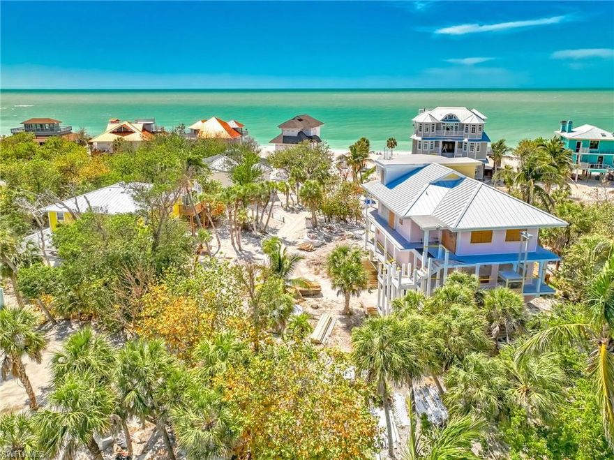 Very Close to the Beach and with a Fantastic View corridor!  Don't miss this opportunity to own a lot with great Gulf views on North Captiva Island's desirable Jose's Hideaway neighborhood! Enjoy direct beach access via a deeded road easement, placing you steps from the sand and surf. Surrounded by soaring coconut palms and lush tropical foliage, the property offers a perfect setting for your future dream home or rental retreat. Just a quick golf cart ride from ferry landings, island-style dining, resort pools, and quaint shops, this homesite blends seclusion with convenience and coastal living just seconds from miles of pristine sandy Gulf beaches.