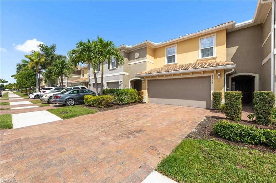 This modern, light and bright, VERY Spacious Townhome with Lake View is NOW AVAILABLE for an Annual rental in the well located community of Lindsford, Fort Myers at a GREAT PRICE of $2300 Month! This 2-Story Townhome property offers 3 large Bedrooms, 2 1/2 Bathrooms, and an attached 2 Car Garage! Notable features of this home include freshly painted interior, updated flooring throughout (NO CARPET), beautiful kitchen with stainless appliances, an extra long driveway for plenty of parking, and a peaceful lakeview with extended brick patio. The gated community of Lindsford offers a beautiful clubhouse area and community pool, and is QUICK ACCESS to shopping, restaurants, I-75, Southwest Florida International Airport, and everything else Southwest Florida has to offer. Book your showing TODAY!!