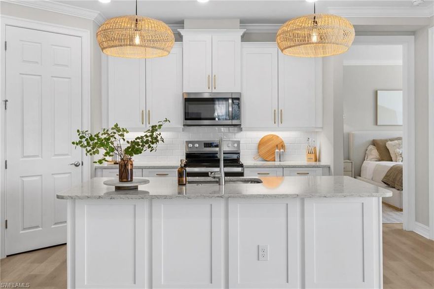 Tucked away at 488 Polihale Way, this stunning 3-bedroom, 2-bath home offers an unbeatable combination of modern upgrades, unrivaled privacy, and an enviable location. Built in 2024, this rare gem is one of the only new construction homes in the sought-after Lely area priced under $625K.

Step inside to discover high-end details, including luxurious after-market vinyl plank flooring, upgraded hardware and plumbing throughout, and sleek West Elm lighting that adds a designer touch. Every inch of this home has been thoughtfully upgraded for style and function.

But what truly sets this property apart is its long-term investment potential. Located just 8 minutes from the exciting, planned development at Santa Barbara and Davis, you'll soon enjoy the convenience of a brand-new Costco, Whole Foods, and an upscale shopping center. All positioned to enhance both your lifestyle and property value. This area is on the verge of a transformation that promises to elevate the community's appeal while securing your investment in an area primed for growth.

The magic doesn't stop there. Positioned on a unique lot with a 60-foot setback, this is the only home on the street with no direct neighbors, offering unparalleled privacy. The fully fenced-in yard boasts western exposure, so you can unwind with breathtaking sunsets every evening. And with the home backing up to a utility easement, you'll have the peace of mind knowing that no one can ever build behind you. Leaving your partial lake views and lush landscaped surroundings intact.

Nestled near the back of the community, this home offers a quiet, neighborly atmosphere with no through traffic to disrupt the tranquility. There's also ample space to bring your outdoor vision to life. Pool, a garden oasis, or whatever your heart desires. The seller is even open to completing a small paver pad outside the primary suite at the right price for a future buyer.

They say you can change your fixtures, but not your location. And with a lot like this in a community on the rise, you've truly found the best of both worlds. Don’t miss your opportunity to own this one-of-a-kind home that blends modern convenience, serene living, and incredible future potential. Schedule your showing today!