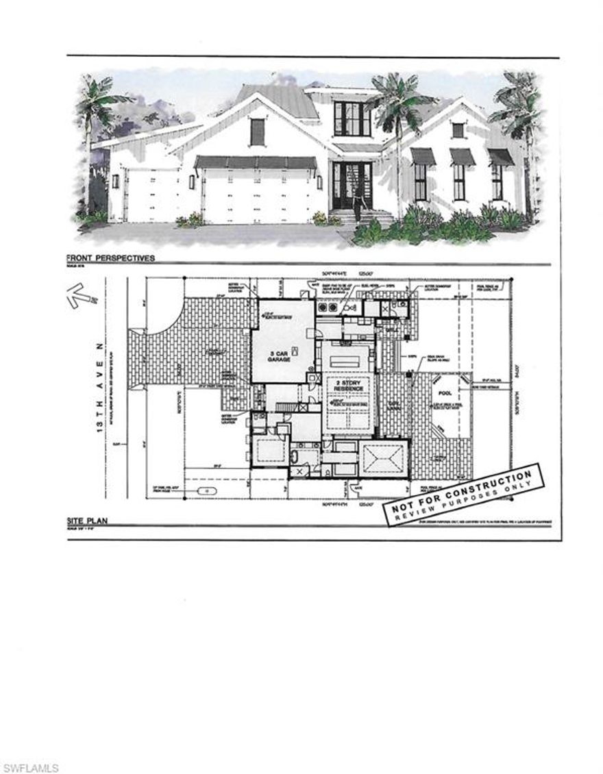 Lake Park is HOT!!  Architectural Drawings of House Plans are Included with the purchase of this lot which is cleared and ready!  The cleared lot and plans offer a big opportunity to speed up the building process for a new construction home.  Possibility of a new home could become reality within a year.  See agent for more information.  You could have a new home for considerably less in this "close-in" location!   
This is the best building opportunity in Lake Park considering the LARGE SIZE of the lot, SOUTHERN EXPOSURE, QUIET UNTRAVELED STREET, beautiful homes nearby, and no developer profit added to the sale.  
The Location of 1248 13th Ave North is just minutes to the Naples Beach, a quick walk to the Coastland Mall, shops and restaurants, bike or golf cart to Old Naples and all of the world class amenities, eateries, shopping and art.  Boating on Naples Bay closeby and much more.