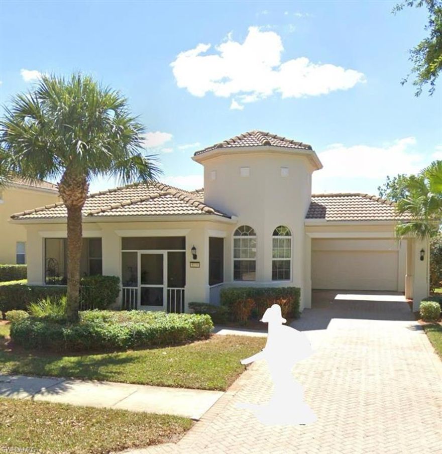 Great opportunity to purchase this home in desirable Hampton Village in Ave Maria! This 3 bedroom plus den, 2 bath elegant home features a very spacious layout with brand new stainless steel appliances, title flooring in all bedrooms, full closet system in master bedroom, cabinets in laundry. Electric roll down shutters in the back and high impact on the sides and front. The garage is fully insulated and air conditioned. 6" high Crown Molding in the living area/hall/master bedroom. 24" ceramic limestone tile throughout the house. Renovated master bathroom. Mature tropical landscape at the back and side of the pool enclosure. 
23' x 13' Master Bedroom with 10' x 10' walk-in closet. Custom fireplace and cabinetry in the living room. Enjoy a screened-in lanai and in-ground pool perfect for entertaining. The unique exterior offers a porte cochere (covered carport) with easy access to side entrance. Enjoy the SWFL weather in your covered lanai while you appreciate the pool views! Home is in walking distance to beautiful town center, Ave Maria University and Ave Maria Church, not to mention all of the stores and restaurants that surround you. You can enjoy shopping, restaurants, gym, and more! Ave Maria community offers miles of walking/bike paths, waterpark, dog parks, tennis, bocce ball and playgrounds. You will fall in love with Ave Maria and this perfectly located pool home. Ave Maria is the Top Rated Master Planned Community in Florida.  Whether it is a family day at the water park, a morning run or bike ride on the miles of trails in Ave Maria, a round of golf, a few games of Pickleball, the 250 days of sunshine per year makes it one of the sunniest locations in Florida.  Ride your golf cart to Publix for groceries.  Attend a game or a speaker at Ave Maria University.