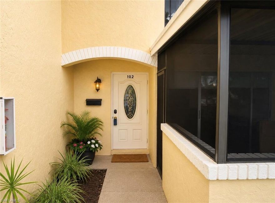 Enjoy affordable Florida living at its best in this well-maintained condo at 102 E Greens Blvd, offered at just $119,000! Overlooking the 3rd green and 4th tee, this move-in ready unit offers peaceful golf course views from screened porches on both levels. Recent upgrades include a new hot water tank, high-efficiency A/C system (approximately 2.5 years old), new luxury vinyl plank flooring, updated kitchen tile, and a heater installed in 2023.

Inside, you’ll find spacious bedrooms with generous closet space, a functional layout, and comfortable indoor-outdoor living perfect for year-round enjoyment or seasonal use. The community features a saltwater pool, welcoming clubhouse with monthly potluck buffets, and a friendly atmosphere with just 66 units in the neighborhood. Low HOA fees and pet-friendly policies add to the appeal.

Ideal for snowbirds, retirees, first-time investors, or buyers relocating on a budget. Owners are simply ready to move back north to be with family, creating a fantastic opportunity to own an affordable piece of Florida living in a golf course setting.