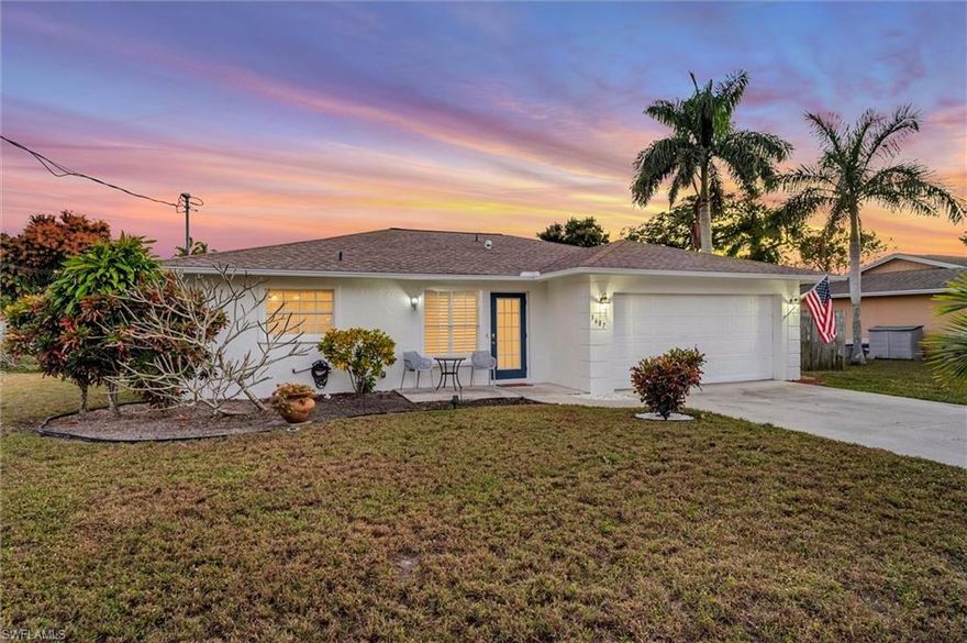 Charming meticulously maintained single family home with a beautiful newer pool with sunshelf and screened lanai! Prime location just west of Route 41 (not in a flood zone) located only 2.5 miles from Barefoot Beach. NO HOA FEES! Perfect for year round living, seasonal retreat, or as an investment property with no rental restrictions. Huge lot with fenced backyard area that everyone including the pets will enjoy. Only 6 homes located on this quiet lane. Enjoy the 2 car attached garage and the nearby boat launches for the boating enthusiasts! This has the most desirable southern exposure which keeps the pool area sunny all day. Beautifully updated including recently remodeled bathrooms in 2025, interior and exterior painted in 2025, new roof (2023), new air conditioner (2022). Located on the border of Bonita Springs and Naples, offering all the conveniences of shopping, restaurants, beaches. Ride your bikes to Barefoot Beach or Wiggins Pass - the 2 best SW Florida State Parks! SO much to offer, who needs anything more! Come by and check out this peaceful setting that is so close to the everything. You'll want to make this your piece of paradise!