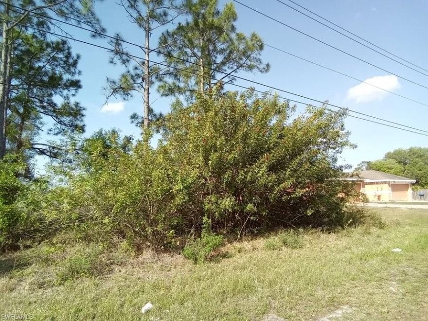 Awesome slice of paradise in LEHIGH ACRES for an incredible opportunity to invest! Come build an income-producing duplex on this well-located duplex lot Duplex lot for sale with electricity available on-site, near to almost everything you may want or need as schools, shopping, restaurants, medical facilities, etc. The seller has multiple lots available for sale individually or as a package. Look no more this lot is priced to sell and won't last. The adjacent lot belongs to the same owner and it's also for sale.

Coordinates: 26.6019497, -81.7367630

Site Address: 4881 Leonard Blvd S, Lehigh Acres, FL 33973, USA

Parcel# 32-44-26-03-00017.0050

Legal Description: LEHIGH ACRES UNIT 3 BLK 17 PB 15 PG 83 LOT 5

Subdivision: LEHIGH ACRES UNIT 3

Lot Size: .29

Lot Dimensions: 100 x 125

Sq. Ft.: 12,632.40

County: LEE

Paved: YES

Electricity: YES

Water: NO

Sewer: NO

Covenants, Restrictions, and Association Dues: None

Taxes 2021: $293.08