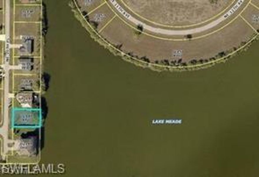 Wake up to the most beautiful views overlooking Lake Meade on this beautiful freshwater lot in the highly desirable NE Cape Coral. This amazing lot is close to Ft Myers, Punta Gorda and many restaurants and shops just around the corner including Home Depot and Publix. With its close proximity to the new Del Prado extension you can be on US-41 in just minutes. Take advantage of this desirable eastern exposure in an up-and-coming area in the Cape for less cost than the seller paid!