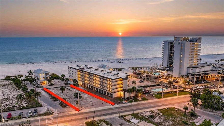 Unbelievable multi-use Gulf side Property is available!   Possibilities for building a small luxury boutique resort, condos or villas with commercial use on Estero Blvd. Prior structures had 15 units where you could step out onto the wide sandy beach and go to varied activities from this near-North-end-of-island location.  This is the first time the property has been available for purchase in over half a century!  Don't miss this developer's dream of building on this amazing property at a very attractive price.