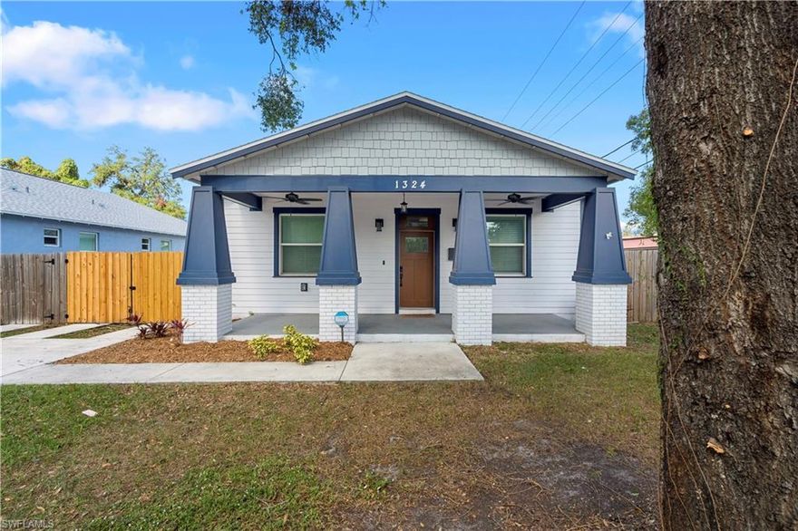 Welcome to your newly built Craftsman bungalow in Seminole Heights! Set on a spacious corner lot in one of Tampa’s most desirable neighborhoods, this home perfectly blends 1920s charm with modern luxury. The open, airy layout is filled with natural light and seamlessly connects the living area to a stylish kitchen featuring stainless steel appliances, a 36” hood vent, white shaker cabinets, and Quartz countertops—ideal for cooking and entertaining.

The spacious Master Suite features a private office, a luxurious ensuite bathroom, and access to a large covered back porch. Two additional bedrooms, a guest bathroom, and a dedicated laundry room make this home well suited for both everyday living and hosting guests. Smart home technology, hurricane-impact windows, and premium finishes throughout further enhance the home’s appeal.

Currently operating as a successful Airbnb, this property is being sold turnkey and is fully set up for its next owner. Whether you're looking for a primary residence, a second home, or a ready-to-go short-term rental investment, this home offers exceptional flexibility. An oversized driveway and detached one-car garage provide ample parking.

Don’t miss your opportunity to own this Seminole Heights gem!