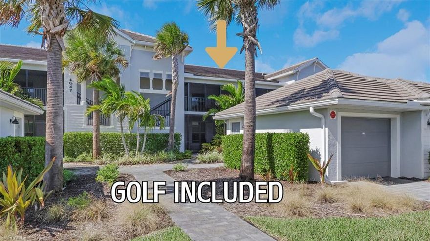 *GOLF INCLUDED * Priced for quick sale. Don’t miss this rare opportunity to own a well-positioned 2-bedroom, 2-bathroom BUNDLED GOLF condo with a spacious den and sweeping southwest views of the lake and championship golf course. This spacious Bromelia II residence boasts golf course and lake views and features added finishes of tile backsplash, coffee bar, accent wall, and ceiling fans. The private one-car garage and storage adds convenience. Step inside to an open, light-filled floor plan designed to maximize natural light and capture the beauty of your surroundings. Whether you’re relaxing on the lanai or entertaining guests, you’ll love the serene vistas and sophisticated details. Community highlights include The National Golf & Country Club at Ave Maria Championship 18-hole course designed by Gordon Lewis, with unlimited golf privileges included, resort-style amenities with a modern fitness center, pickleball, tennis, bocce, on-site and dining at The Hammock Bar & Grill, and gated community with 24/7 security. Nestled within Ave Maria, one of the fastest-growing communities in the U.S., this home offers more than just a place to live—it’s a lifestyle. Experience the perfect balance of leisure, community, and natural beauty that makes Ave Maria truly exceptional.