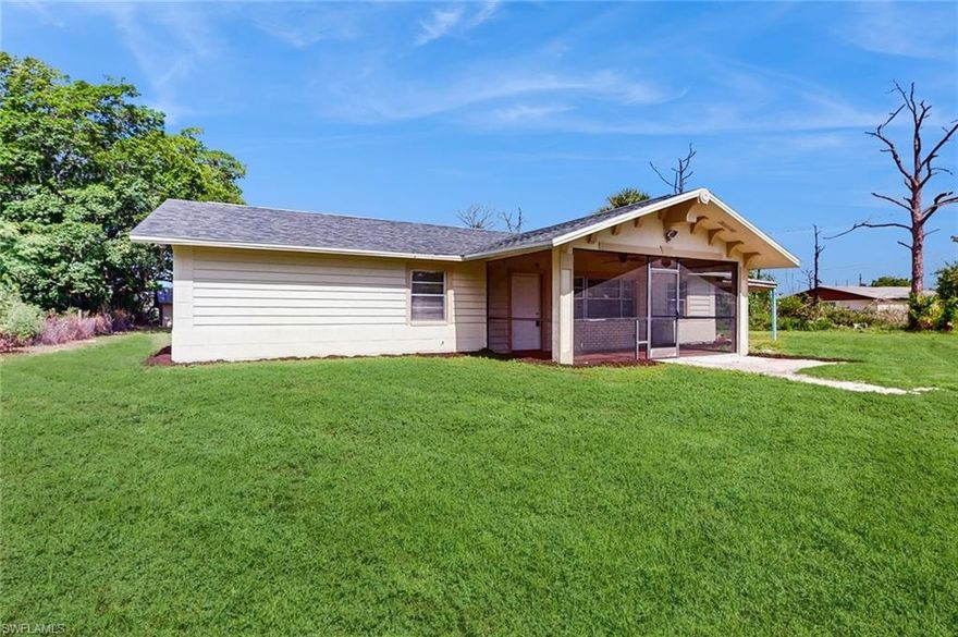 Welcome to Bonita Springs! This updated 2 bedroom, 2 bath home offers 1,508 square feet of comfortable living space on a generous 1.5-acre homesite with no HOA fees or restrictions. Recent improvements include a new roof, fresh paint, a modern kitchen featuring quartz countertops, white shaker cabinetry and brand new stainless steel appliances. Enjoy privacy, space, and convenience all just minutes from Downtown Bonita, I-75, Bonita Beach, and shopping - dining destinations. Come Enjoy the Sunny Bonita Springs Lifestyle Today with plenty of room to grow and no HOA community limitations.