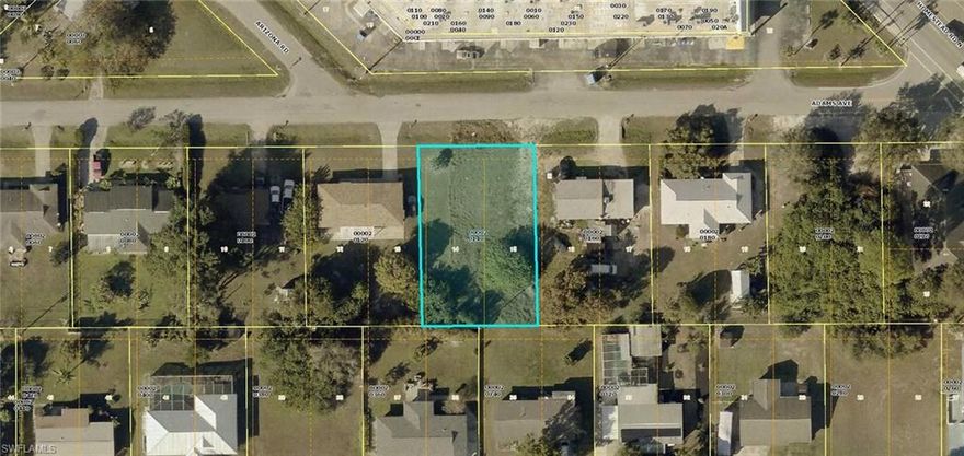Centrally located residential building lot on a nicely paved street, walking distance to stores just off Homestead Rd, central water, Internet and cable are available, lot is mostly cleared, perfect location just minutes to I-75, Ft Myers and the SWFL International airport. No flood insurance is required when building. Lehigh is the highest elevation in Lee County.