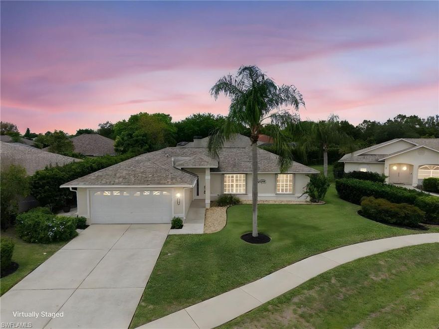 Tucked away. Thoughtfully updated. Quietly unforgettable. 
Welcome to your private slice of paradise in the highly sought-after Varsity Lakes community — where charm, comfort, and lifestyle all come together.
Located on a peaceful cul-de-sac in a gated, established neighborhood, this 3 bedroom, 2 bathroom home has been lovingly maintained by its original owner and beautifully updated for modern living.
Step inside and immediately feel the difference —
soaring ceilings in the great room, rich engineered wood floors underfoot, and elegant crown molding that ties it all together. Natural light pours in, creating a space that feels open, warm, and inviting from the moment you walk through the door.
But the real magic? It’s out back. ??
A semi-private backyard that feels like your own personal garden retreat — complete with mature fruit trees (lime, lemon, raspberry, pomegranate, pineapple, mango, and six papaya trees ) and a blooming flower garden filled with roses, hydrangeas, bougainvillea, mandevilla, and more. Morning coffee hits different out here.
Additional features you’ll love:
• High-impact upgrades including accordion hurricane shutters + hurricane-rated front door
• Air quality system (Reme-Halo) for a healthier home environment
• Zero-entry shower with grab bars for ease and accessibility
• Designer bathroom cabinetry
• Spacious 2-car garage
• Sprinkler system already designed for a future pool
And the lifestyle? It doesn’t get easier…
You’re just minutes — and even walking distance — to elementary, middle, and high schools, plus the local library and neighborhood playground.
This isn’t just a home… it’s one that’s been cared for, upgraded with intention, and ready for its next chapter.
Homes like this don’t scream for attention… they quietly steal it.
1529 Junior Ct, Fort Myers
Let’s get you in before everyone else catches on ??