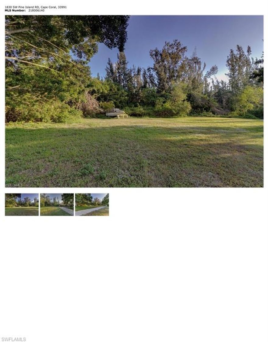 FOR SALE: Commercial property 4.1 acres directly on Pine Island Rd. Call for details!