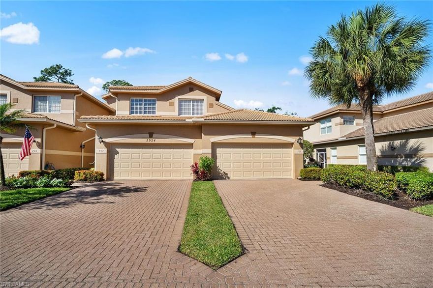 The ultimate coach home opportunity with immediate bundled golf and private guest wing. This is a quintessential opportunity to secure the ultimate Florida lifestyle in a top-tier golf community, priced to provide the ideal footprint for your personal design choices. Experience the pinnacle of Forest Glen Golf and Country Club residing in this stunning coach home that lives like a single-family residence, and right across from the satellite pool. Boasting nearly 1,900 square feet of open-concept living space, this home features an oversized, screened-in lanai, the ideal vantage point to enjoy unobstructed views of the lake and golf course. The intelligent layout includes a sprawling primary suite and a dedicated guest wing, complete with two additional bedrooms and a closing door for maximum privacy. This residence also features a spacious two-car garage with plenty of room for your private golf cart. Offered turnkey furnished, this home is priced exceptionally well to provide a clean slate opportunity, allowing the new owner the financial flexibility to personalize the decor and furnishings to their exact taste and style. Lifestyle and amenities, ownership includes an immediate bundled golf membership. Enjoy the rare luxury of owning your golf cart and driving it directly from your garage to the first tee of the 18-hole championship course. Forest Glen offers a resort-style atmosphere featuring a premier clubhouse, fine and casual dining, and a tropical pool area with a vibrant outdoor tiki bar. Stay active with a full social calendar and world-class amenities including pickleball, tennis, bocce and a fully equipped fitness center. The ideal choice for the buyer seeking exceptional value.