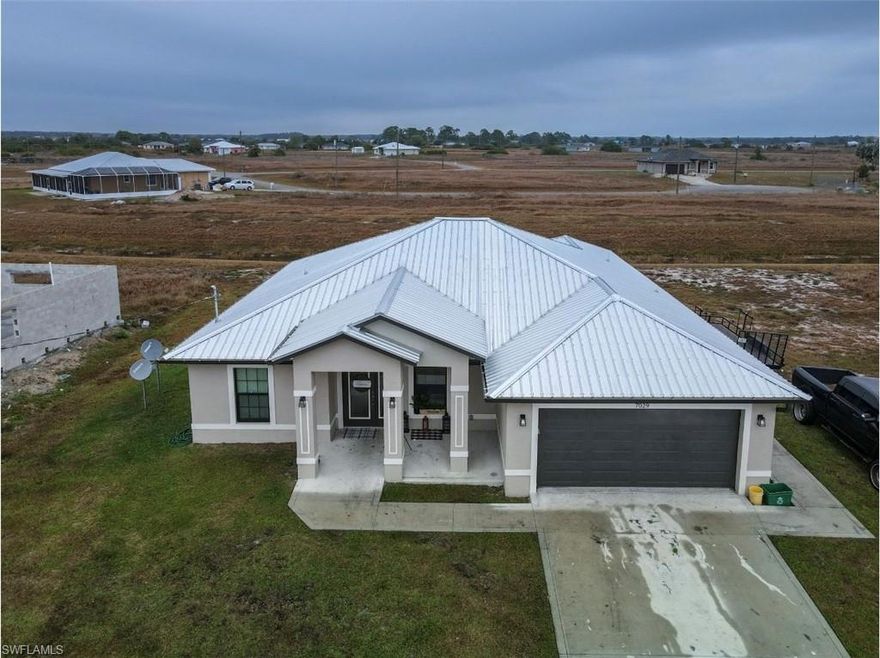 This home has only had one owner since it was built in 2020!  High cathedral ceilings, pantry, laundry room, and garage door.  The split floor plan allows room for everyone to have their own space, the master has his and hers walk in closets and bath has a separate shower and tub. Plenty of room in the yard to create your own landscape, add a pool, the sky is limit.  Lovely Port LaBelle Area peace and quiet in this secluded neighborhood a place to call home.  Come see and make this yours to call home!