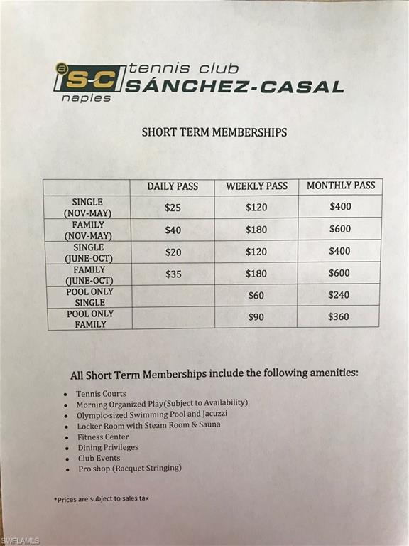 NAPLES BATH AND TENNIS CLUB - Residential