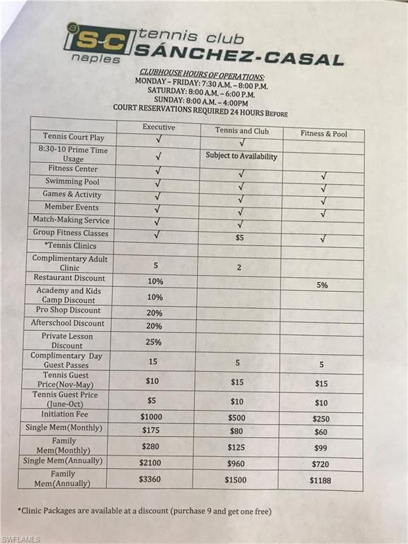 NAPLES BATH AND TENNIS CLUB - Residential