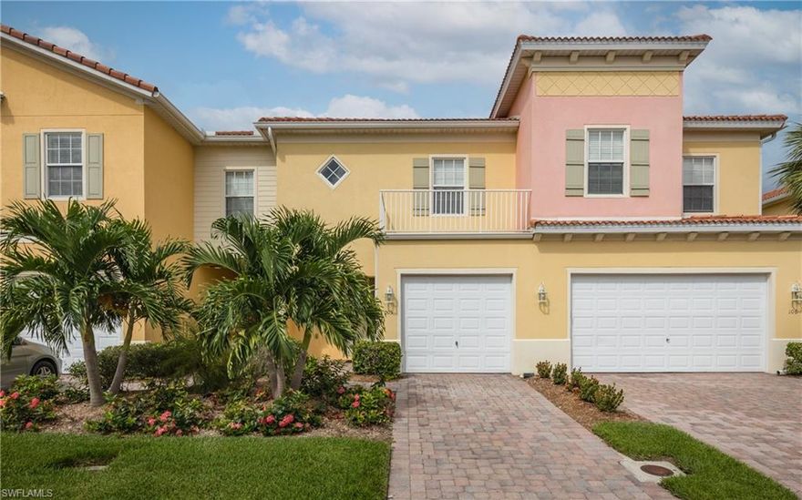 LOCATION, LOCATION, LOCATION!! You'll love Sail Harbour where you can enjoy great weather in a quiet, gated community just MINUTES from SW Florida beaches, FGCU, RSW Airport, Healthpark, Shopping, Dining, Parks, Sports Facilities & more!! This furnished home offers a spacious open floor plan with high tray ceilings, neutral decor, inviting foyer & great room floorplan with a convenient 1/2 bath downstairs. Open Kitchen with granite countertops, wood cabinetry, breakfast bar & large walk in pantry. There are TWO master suites located on the second floor each with a private luxurious bathroom and spacious walk in closets, one bedroom has his and hers sinks, a soaking tub with separate shower, and his and hers closets. There is also a convenient laundry room in between with a washer & dryer and linen closet. This home also boasts a large screened lanai overlooking the tropical nature preserve. This home comes with a 1 car garage with a paver driveway & extra parking. There is a resort-style community pool w/ cabana overlooking one of the many lakes in the community. Plus LOW HOA's and Pets welcome! This is a perfect property for snowbirds or investors looking to rent annually/seasonally. Won't Last Long!