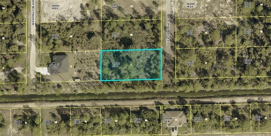 Prime oversized corner lot located on a quiet dead-end street in desirable Lehigh Acres. This generous 100 x 206 foot parcel offers exceptional depth and flexibility for your custom Florida dream home. With over 20,000 square feet of space, there is ample room for a large residence, pool, detached garage, workshop, or extended driveway. As a corner lot, the property provides additional privacy, flexible building orientation, and enhanced curb appeal. Positioned at the end of the street, you’ll enjoy minimal traffic and a peaceful residential setting surrounded by established homes and natural greenery. This location offers convenient access to schools, shopping, dining, and major roadways connecting you to Fort Myers and surrounding areas. Whether you are planning to build now or hold as an investment in one of Southwest Florida’s fastest-growing communities, this oversized 100 x 206 corner lot presents a rare opportunity. Secure your piece of Lehigh Acres today.