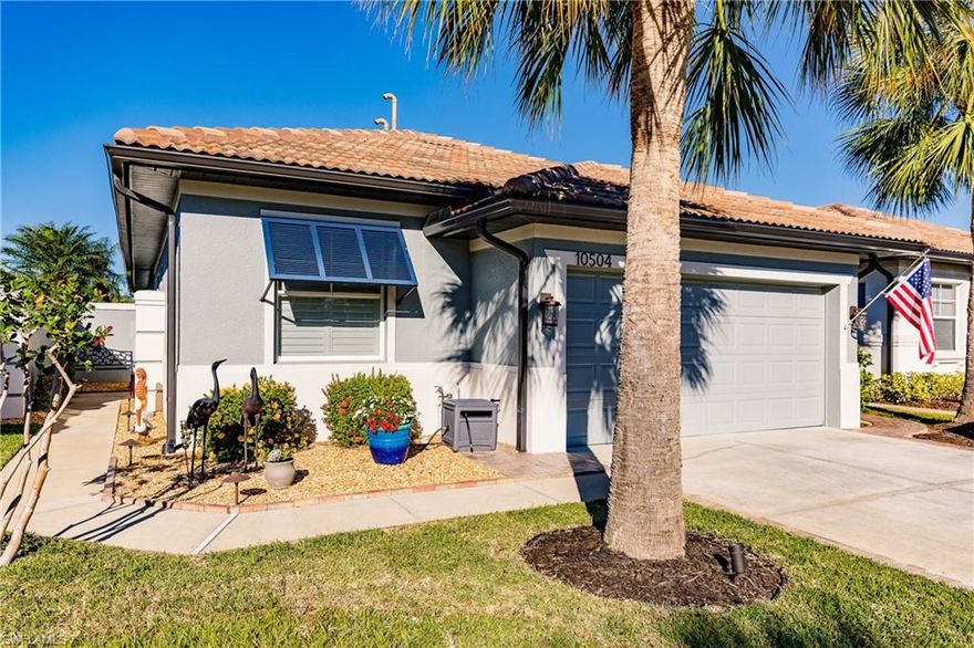 AMAZING POOL HOME IN THE AVILA COMMUNITY OF PELICAN PRESERVE! YOU TRULY HAVE TO SEE THIS HOME IN PERSON TO APPRECIATE ALL OF THE UPGRADES! EVERYTHING HAS BEEN DONE FOR YOU! OVER $150,000 IN UPGRADES: NEW ROOF, GUTTERS, DOWNSPOUTS & THE OUTSIDE OF THE HOME HAS BEEN TOTALLY REPAINTED BY THE HOA!(AVILA IS SINGLE FAMILY HOMES THAT ARE CONDO DEEDED (IMPACT RESISTANT WINDOWS & DOORS) INSIDE OF HOME PROFESSIONALLY PAINTED, A.C. IS 2 YEARS OLD & CAME WITH A 10 YEAR TRANSFERRABLE WARRANTY, GAS HOT WATER HEATER, GAS STOVE, ELECTRIC STORM SMART SCREENS ON THE LANAI, BOTH BATHROOMS TOTALLY REMODELED, HIGH-END VINYL PLANK WOOD FLOORING THROUGHOUT, NEW POOL MOTOR & PUMP, FRESH EPOXY COATED GARAGE FLOOR, CROWN, PLANTATION SHUTTERS, & HUNTER DOUGLAS BLINDS THROUGHOUT THE HOME, SOFT CLOSE DRAWERS, NEW LANDSCAPING; PLUS A PAVERED COURTYARD & COVERED LANAI TO ENJOY & ENTERTAIN! LIKE BUYING A BRAND NEW HOME! ALL OF THIS LOCATED IN PELICAN PRESERVE, ONE OF THE TOP 55+ COMMUNITIES IN THE U.S.  WHICH IS NEAR SWFL INTERNATIONAL AIRPORT, SHOPPING & THE BEACHES! WELCOME TO PARADISE WHERE ALL PELICAN PRESERVE RESIDENTS WILL TELL YOU: "IF YOU DON'T HAVE ANYTHING TO DO, IT'S YOUR FAULT & EVERYDAY IS SATURDAY!"