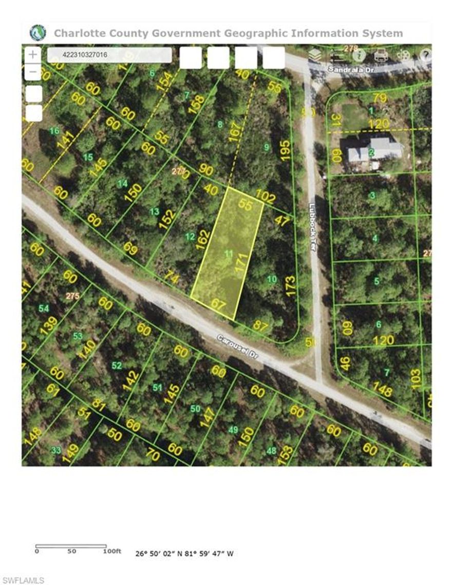 Punta Gorda residential lot in established neighborhood.  Ideal for your SWFL dream home or as an investment for the future.